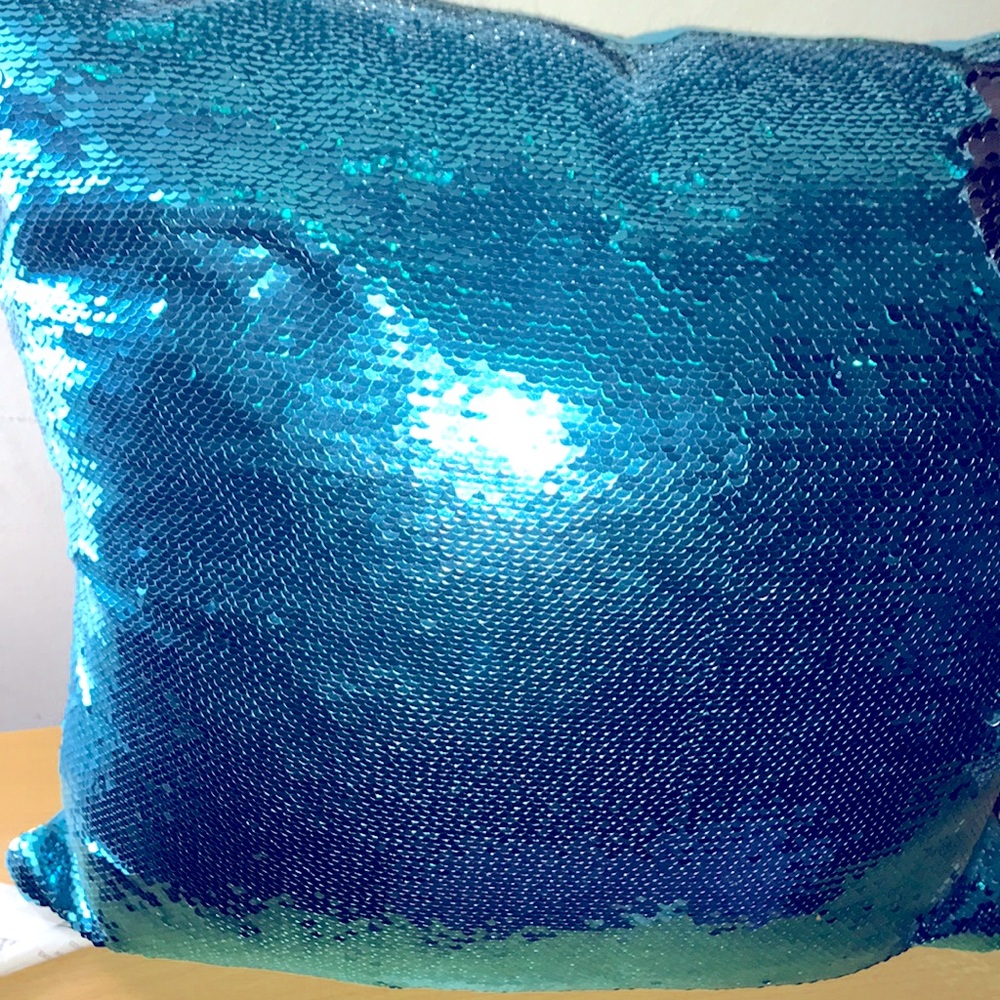 Blue and Gold Magic Pillow